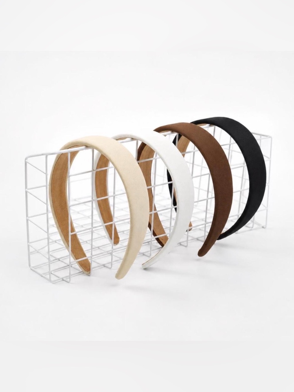 4-Piece Neutral Color Headbands